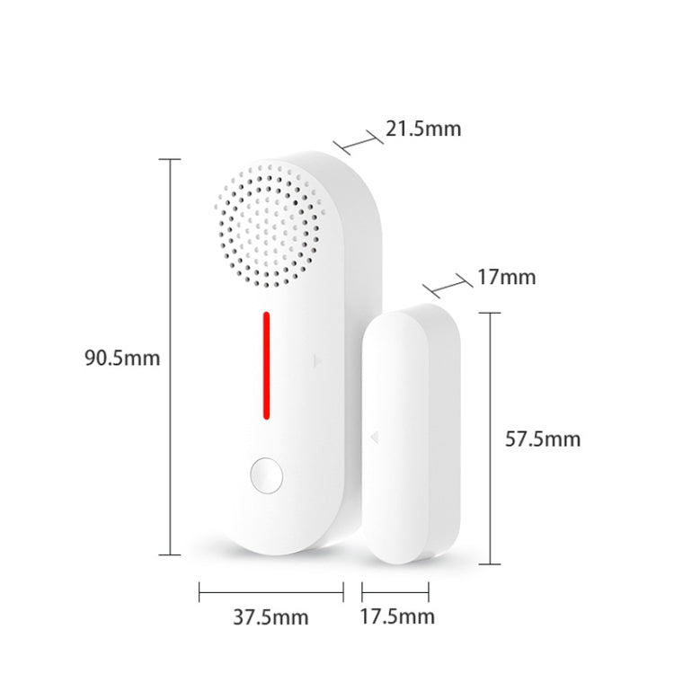 Tuya WiFi Sound And Light Door Magnetic Doors Windows Alarm Scene Linkage APP Reminder, Sound And Light Door Magnetic Sensor Tuya WiFi Sound And Light Door Magnetic Doors Windows Alarm Scene Linkage APP Reminder, Sound And Light Door Magnetic Sensor
